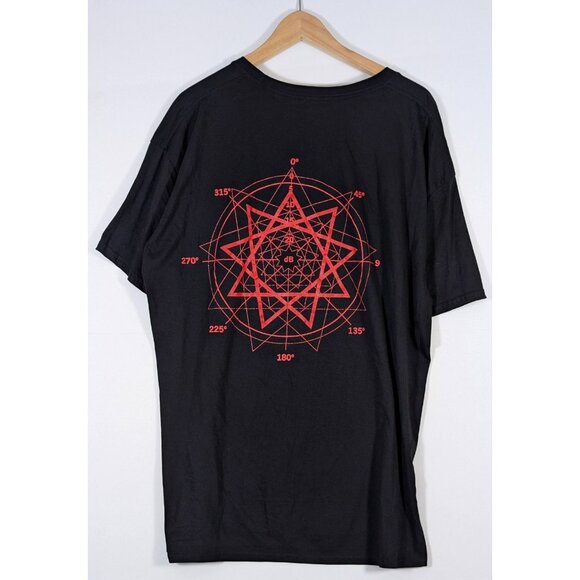 Slipknot T-shirt Size XL Short Sleeve Heavy Metal Black Hot Topic Red Masks - Picture 2 of 3